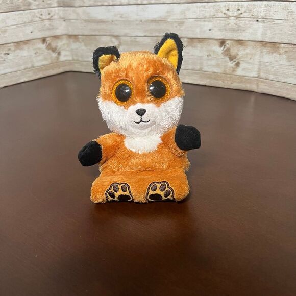TY Beanie Boos - MEADOW the Fox (Glitter‎ Eyes) phone holder - Picture 1 of 3